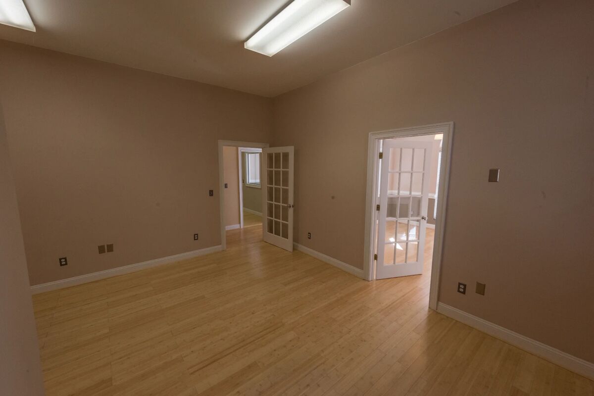 Interior with window to lobby